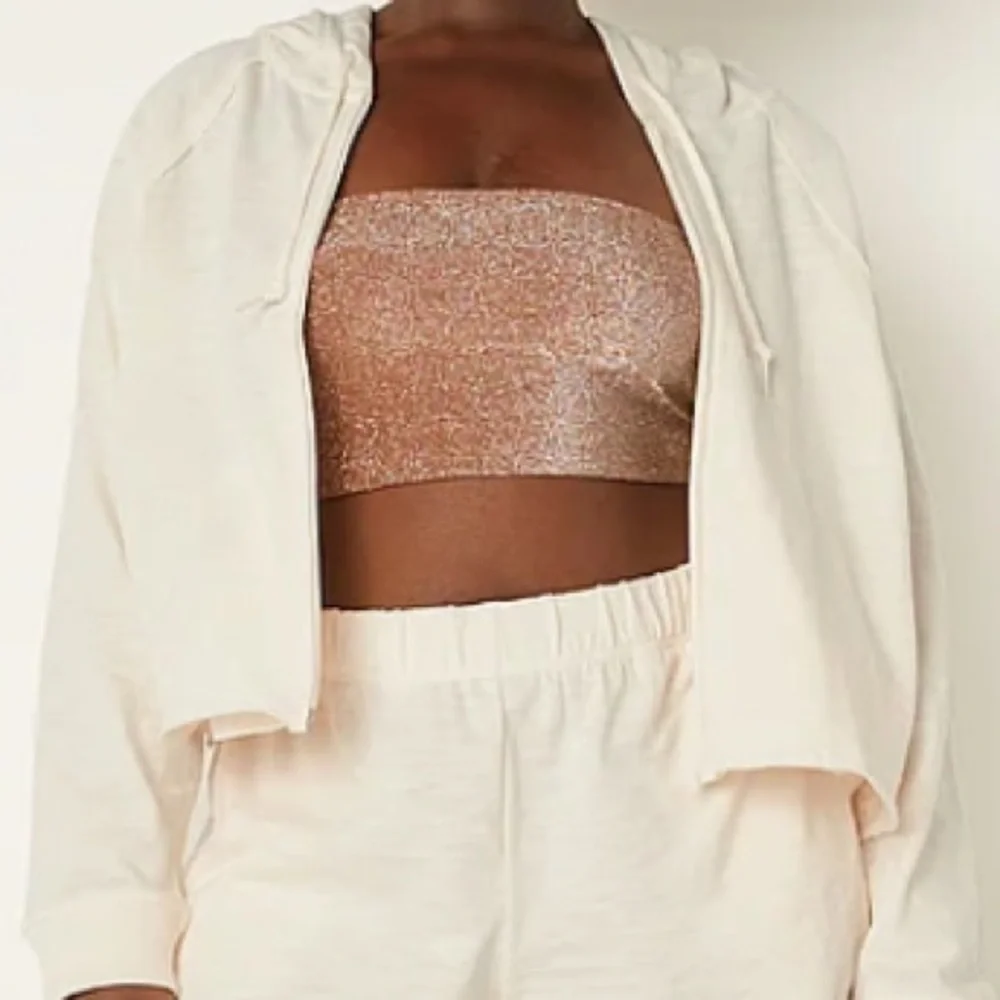 PINK Summer Lounge Cotton Zip-Up Hoodie - Picture 4 of 5